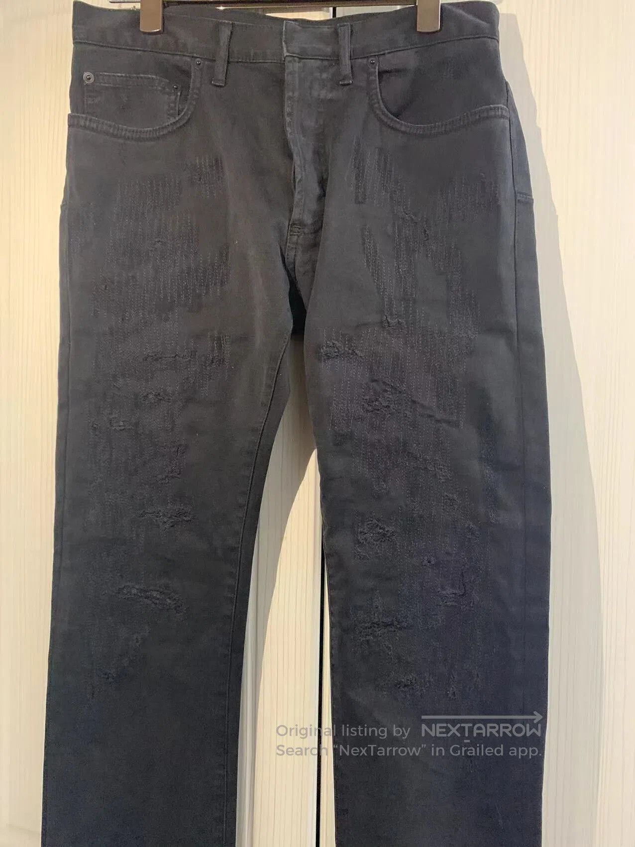 Dior Homme Distressed Denim Jeans.