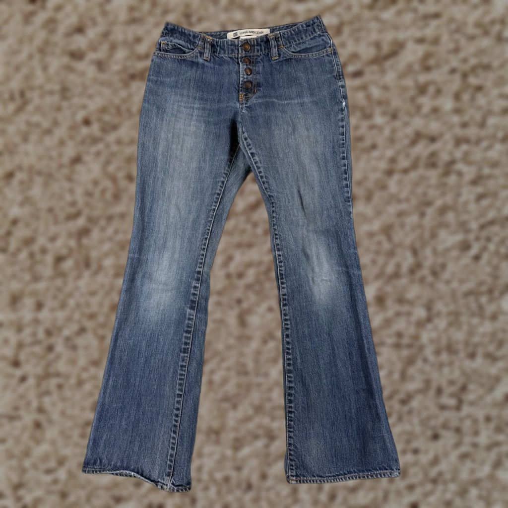 Gap GAP Jeans Womens 6 Blue Denim Cotton Blend 27x30 Low Rise Long And Lean Size 28" / US 6 / IT 42 - 1 Thumbnail
