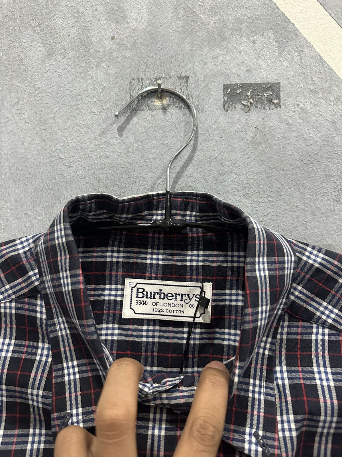 Burberry Vintage Burberrys Shirt Size US L / EU 52-54 / 3 - 3 Thumbnail