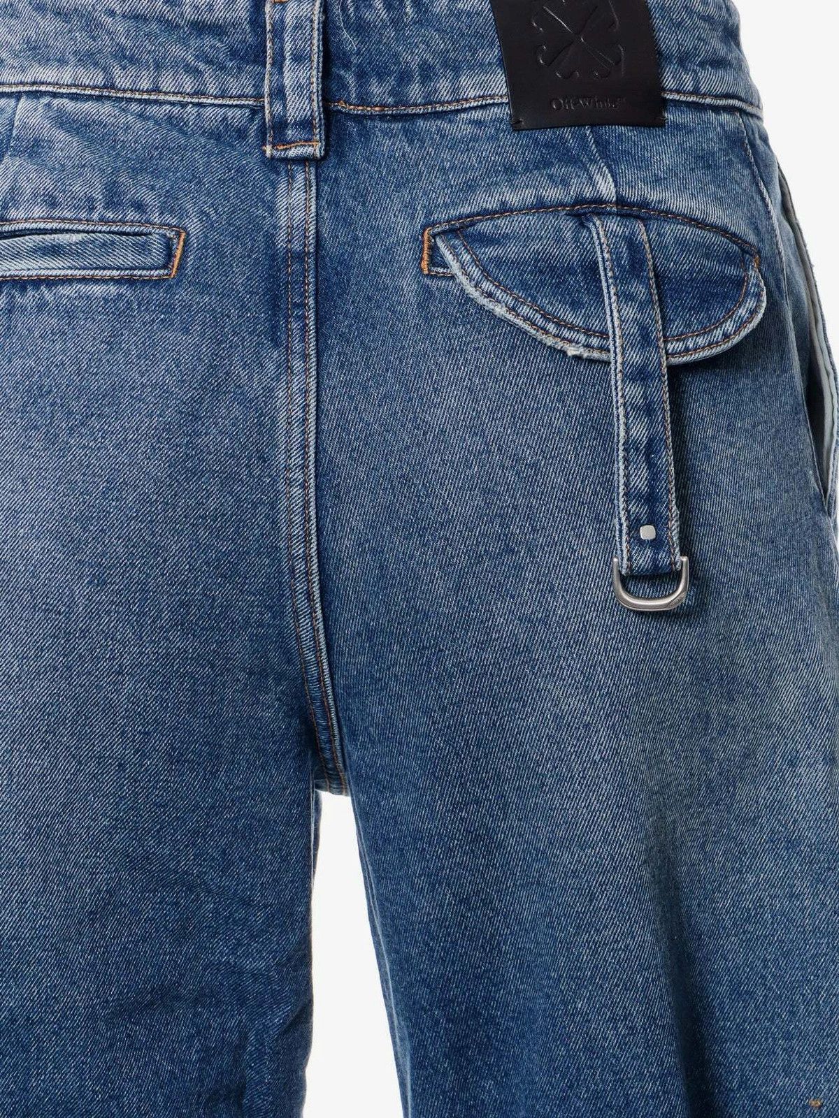 Off-White o1y1225 Cargo Denim Pant in Blue Size 28" / US 6 / IT 42 - 3 Thumbnail