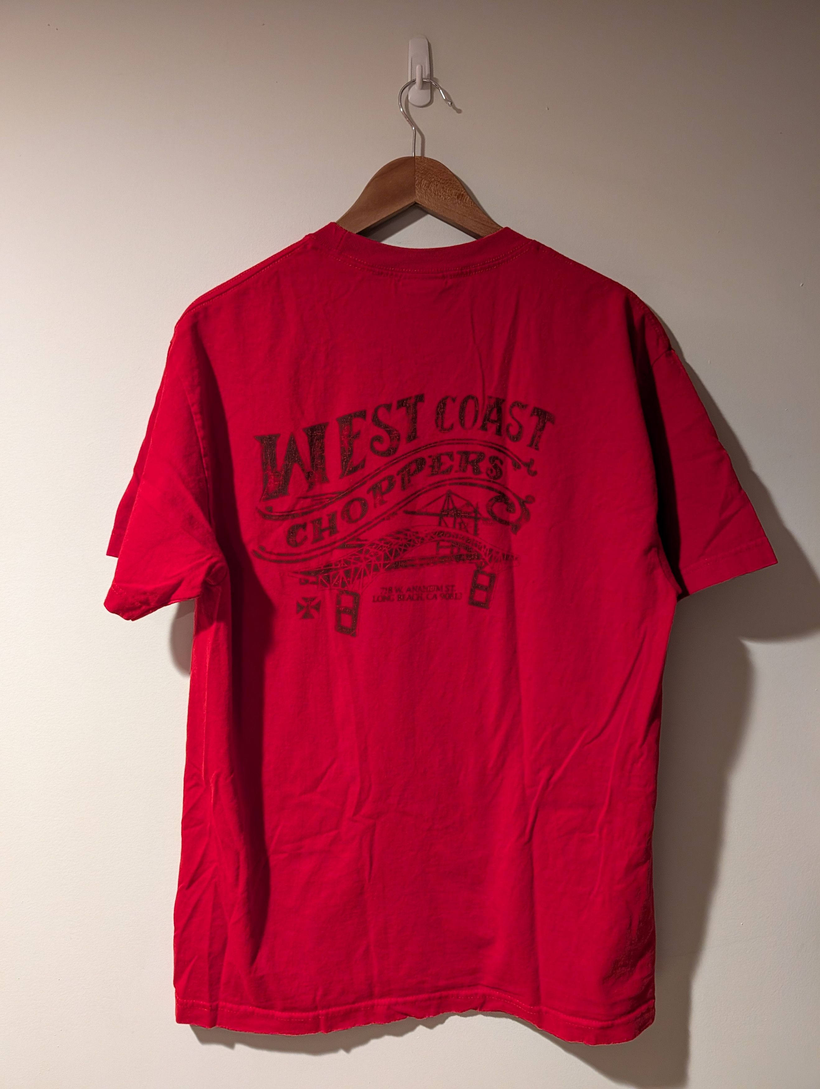 West Coast Choppers Vintage Y2K West Coast Choppers Logo Motorcycle T-Shirt Size US L / EU 52-54 / 3 - 4 Thumbnail