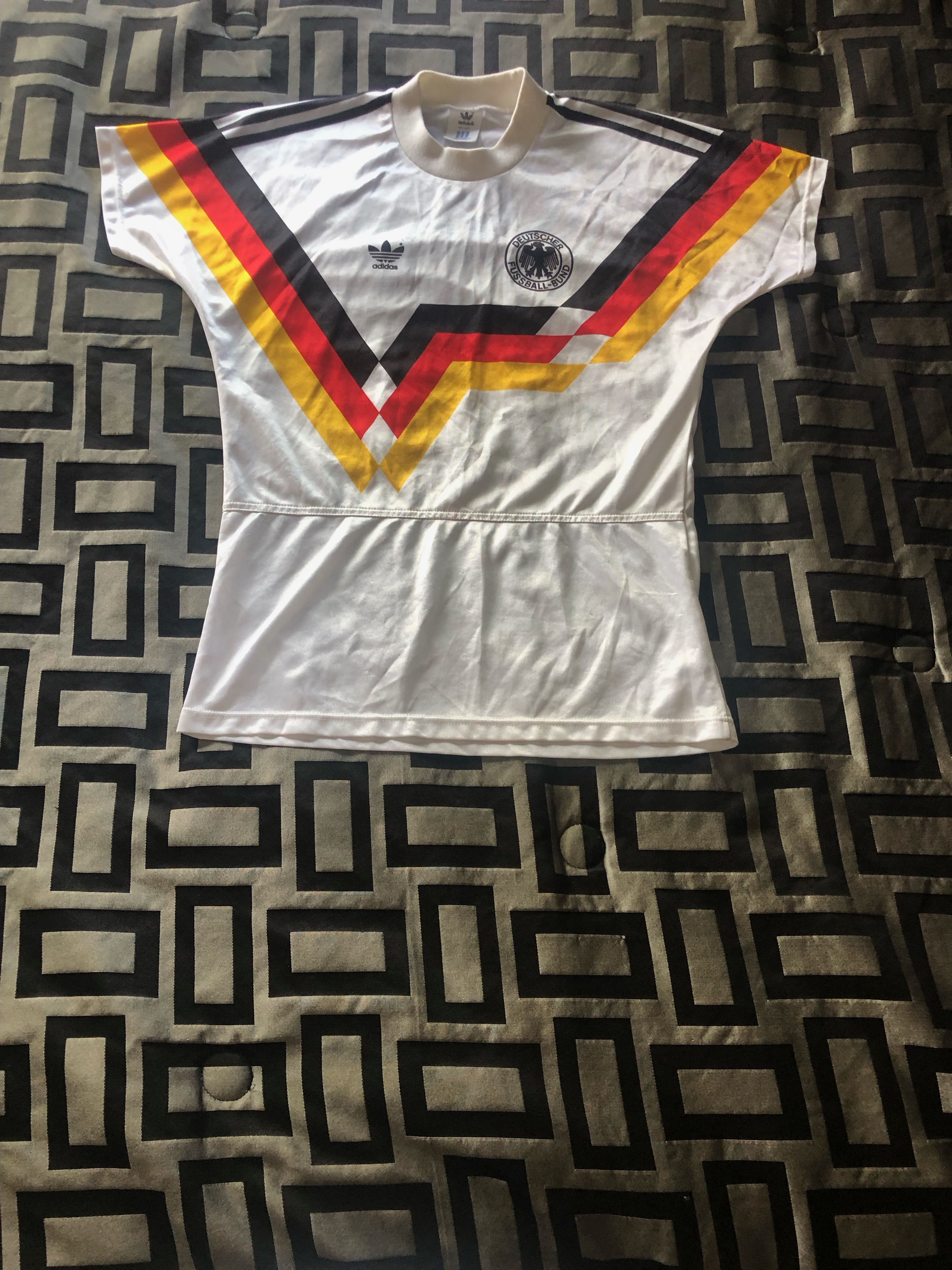 Adidas Adidas 1988-1990 Germany Home Jersey Vintage Size US S / EU 44-46 / 1 - 1 Thumbnail