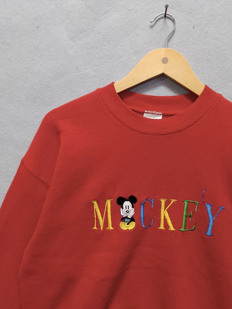 Vintage Vintage Mickey Mouse Embroidered Size US L / EU 52-54 / 3 - 2 Thumbnail