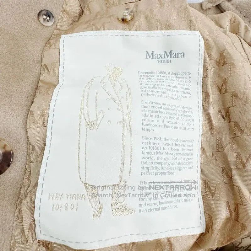 Max Mara MaxMara Cashmere Coat in Brown for Women . Size S / US 4 / IT 40 - 4 Thumbnail