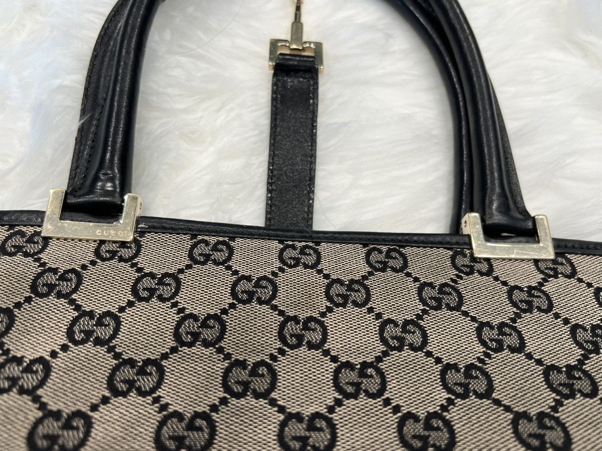 Gucci Tom Ford Era Gucci GG Monogram Tote with Rare Piston Lock Size ONE SIZE - 7 Thumbnail