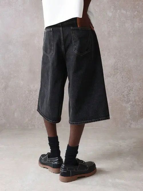 Japanese Brand × Vintage CRYSTAL Vintage RETRO washed jorts shorts Size US 35 - 2 Thumbnail