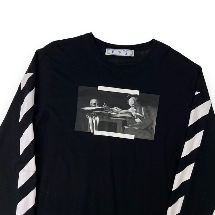 Off white caravaggio hot sale long sleeve tee