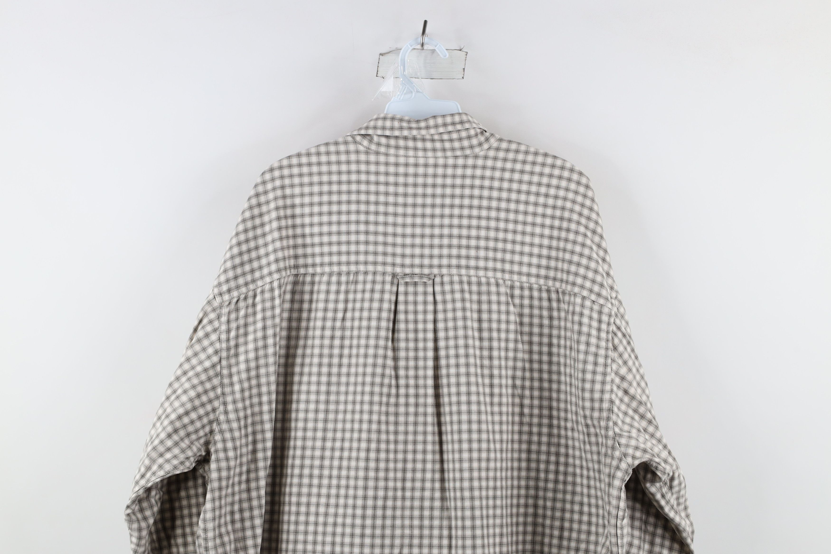 Eddie Bauer × Vintage Vintage 90s Eddie Bauer Collared Button Down Shirt Plaid Size US XL / EU 56 / 4 - 9 Thumbnail