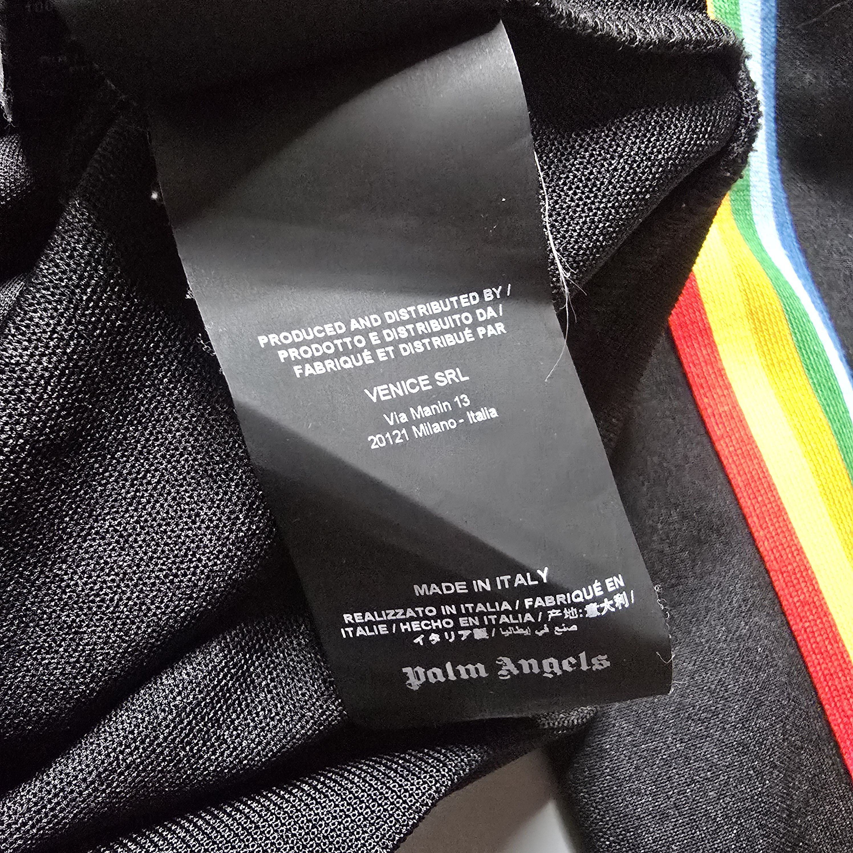 Palm Angels Palm Angels - Black Rainbow Track Jacket Size US XS / EU 42 / 0 - 6 Thumbnail