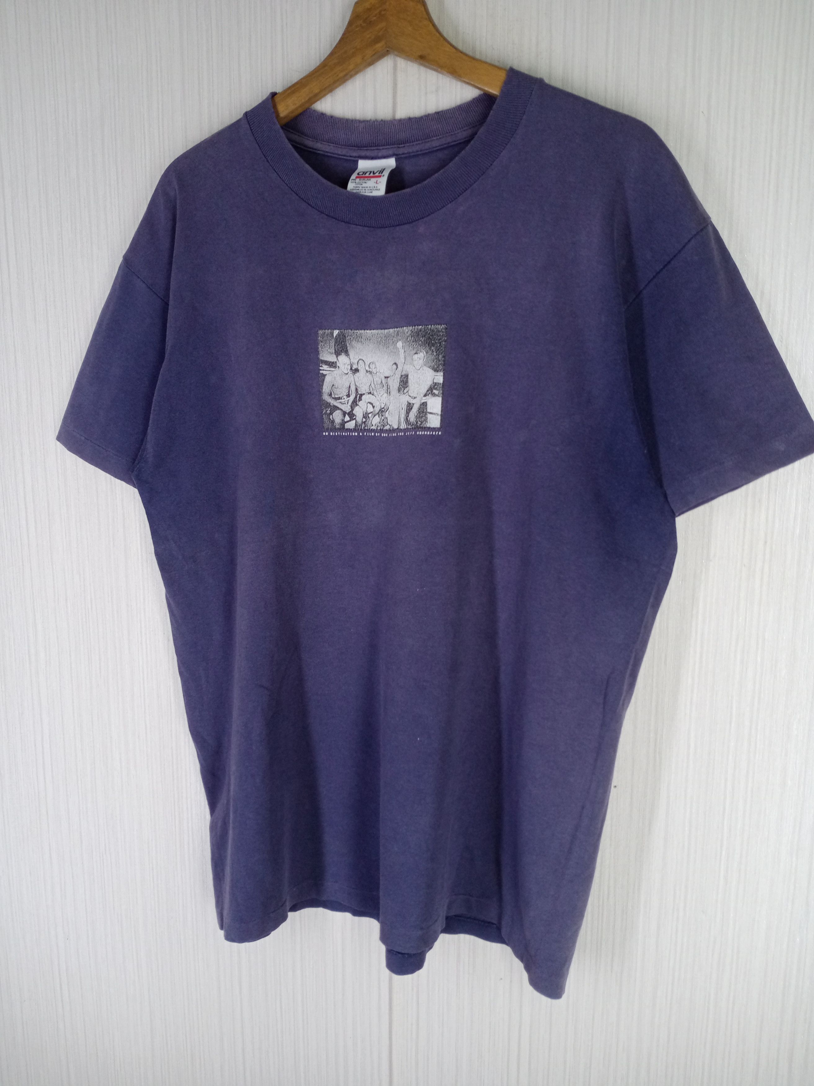 Vintage Rare Vintage 1998 No Destination Surf Movie Tshirt Size US L / EU 52-54 / 3 - 4 Thumbnail