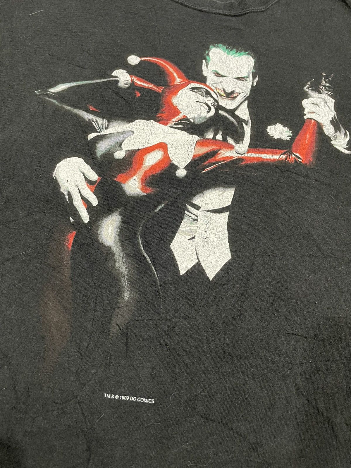 DC Comics Vintage 1999 Dc Comic Joker Graphitti Tee Size US M / EU 48-50 / 2 - 2 Thumbnail