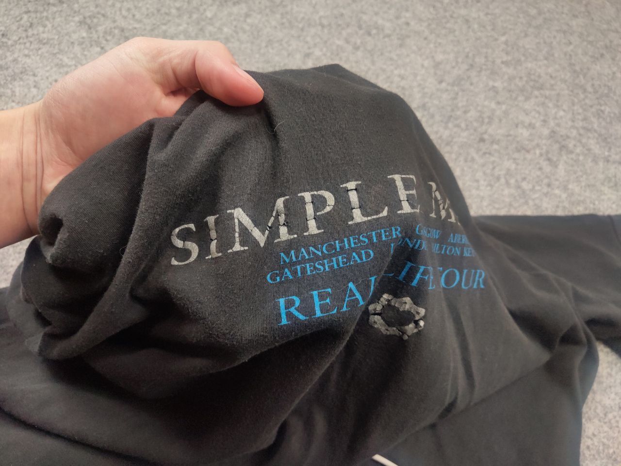 Band Tees Vintage 90s Simple Minds The Real Life Tour Band T-Shirt Tee Size US M / EU 48-50 / 2 - 16 Thumbnail