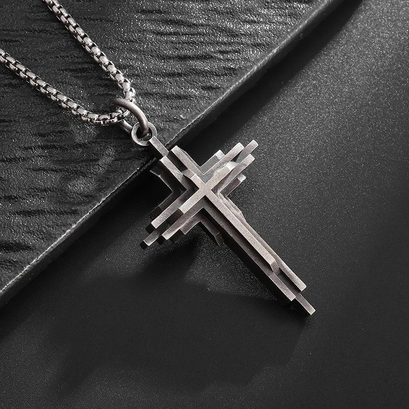 Jewelry × Vintage Multi-Layered Cross Pendant Necklace Size ONE SIZE - 2 Thumbnail