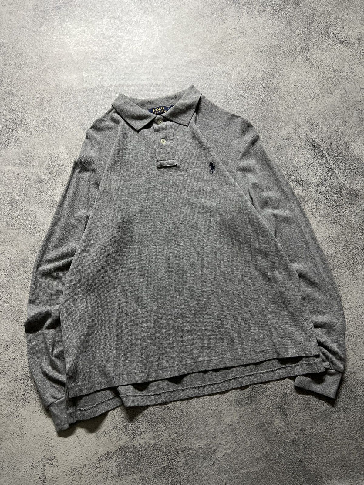 Vintage Vintage Y2k Polo By Ralph Lauren🩶 Long Sleeve Rugby Polo 00s Size US M / EU 48-50 / 2 - 4 Thumbnail