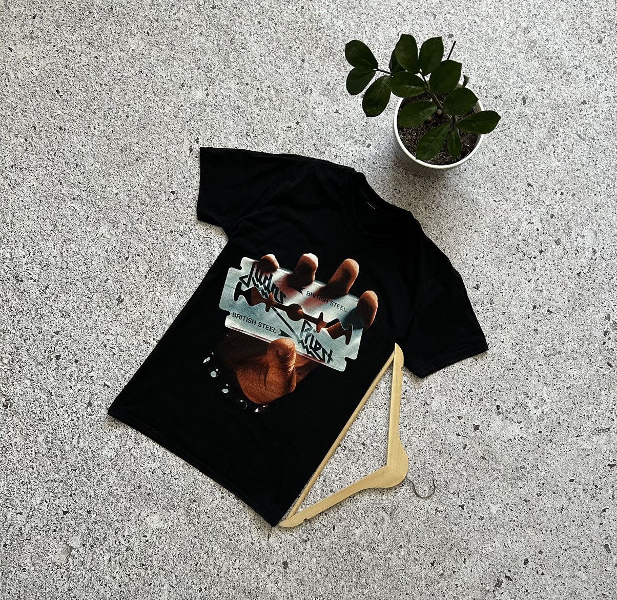Band Tees × Vintage Vintage 00s Judas Priest British Steel Rock Band T-Shirt Size US S / EU 44-46 / 1 - 1 Thumbnail