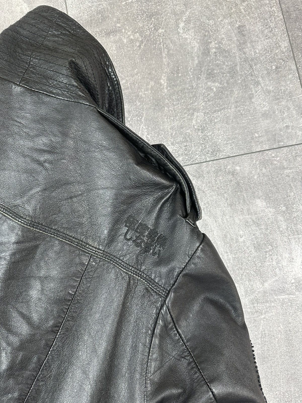 Superdry Super Dry Brad Cowhide Leather Zip Up Bomber Jacket Size US L / EU 52-54 / 3 - 19 Thumbnail