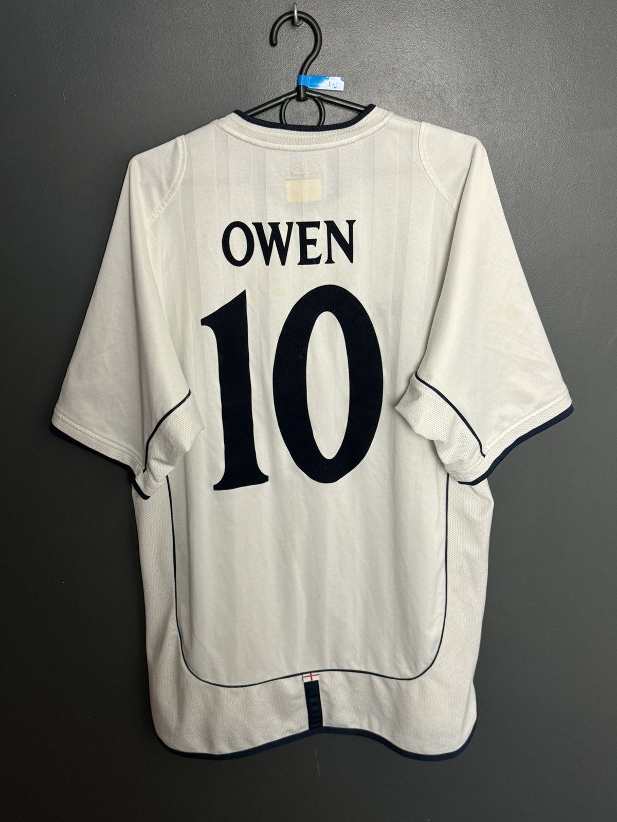 Umbro England National Team 01/03 Home Owen Football Jersey Shirt Size US L / EU 52-54 / 3 - 1 Thumbnail