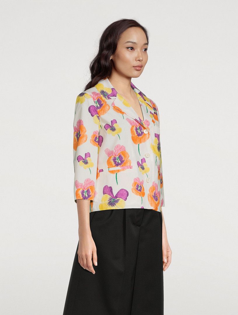 Marni o1y1025 Blazer in Multicolor Size S / US 4 / IT 40 - 4 Thumbnail