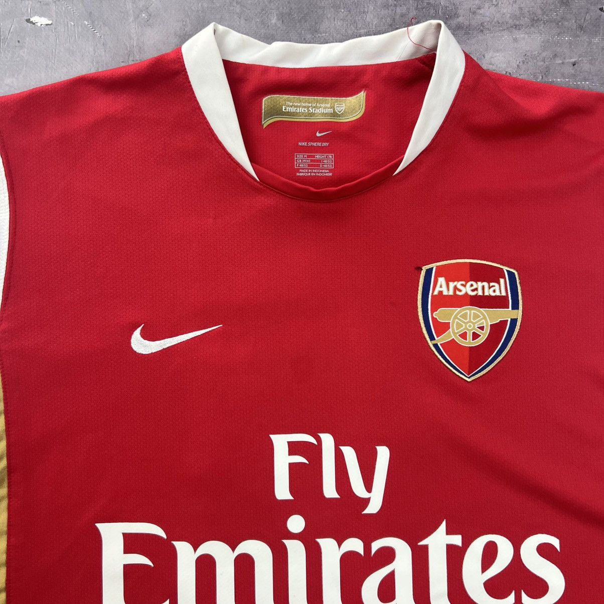 Other Rare! Parry 14 Nike Arsenal Soccer Jersey Shirt 00s Size US M / EU 48-50 / 2 - 5 Thumbnail
