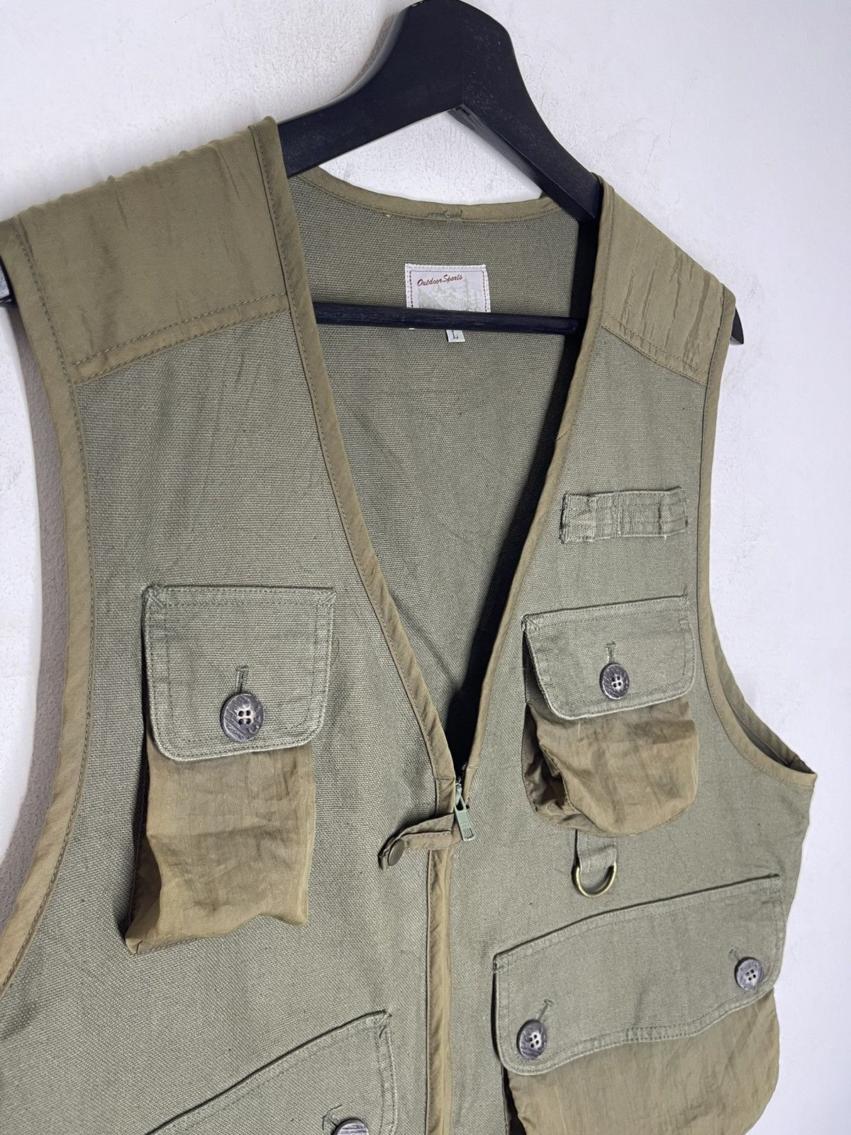 Huntington Vintage Outdoor Hunting Vest Utility Pockets Size US L / EU 52-54 / 3 - 2 Thumbnail