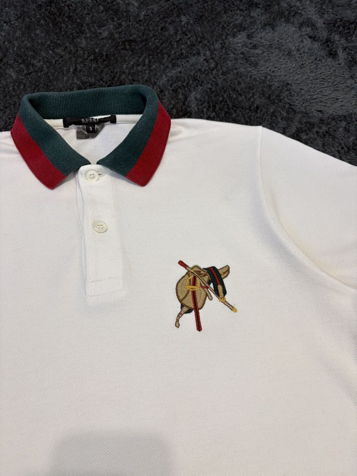 Gucci 90s Vintage Gucci Polo Shirt Size US S / EU 44-46 / 1 - 3 Thumbnail