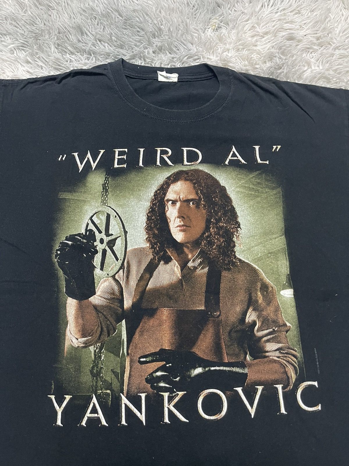 Other 2011 WEIRD AL YANKOVIC ANVIL MEN SHORT SLEEVE BLACK TSHIRT Size US XL / EU 56 / 4 - 5 Thumbnail