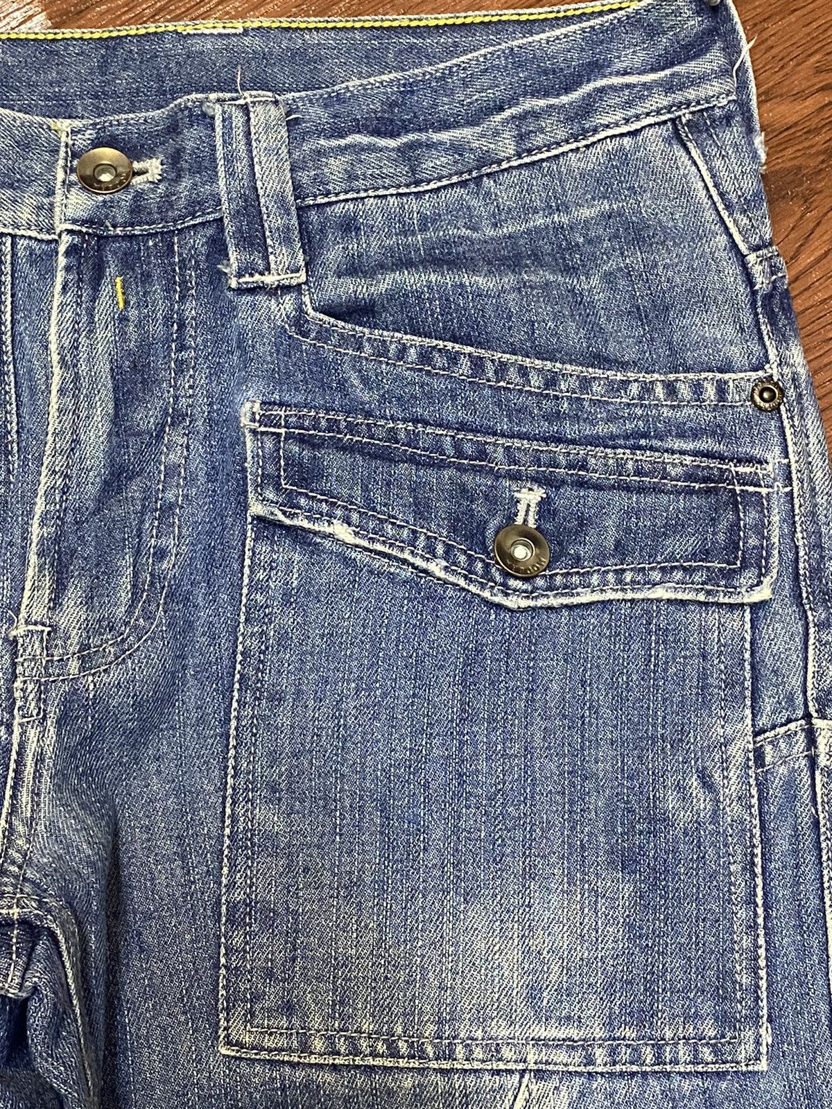 Japanese Brand Vintage Japanese Brand Bush Pants Flare Jeans Size US 31 - 8 Thumbnail