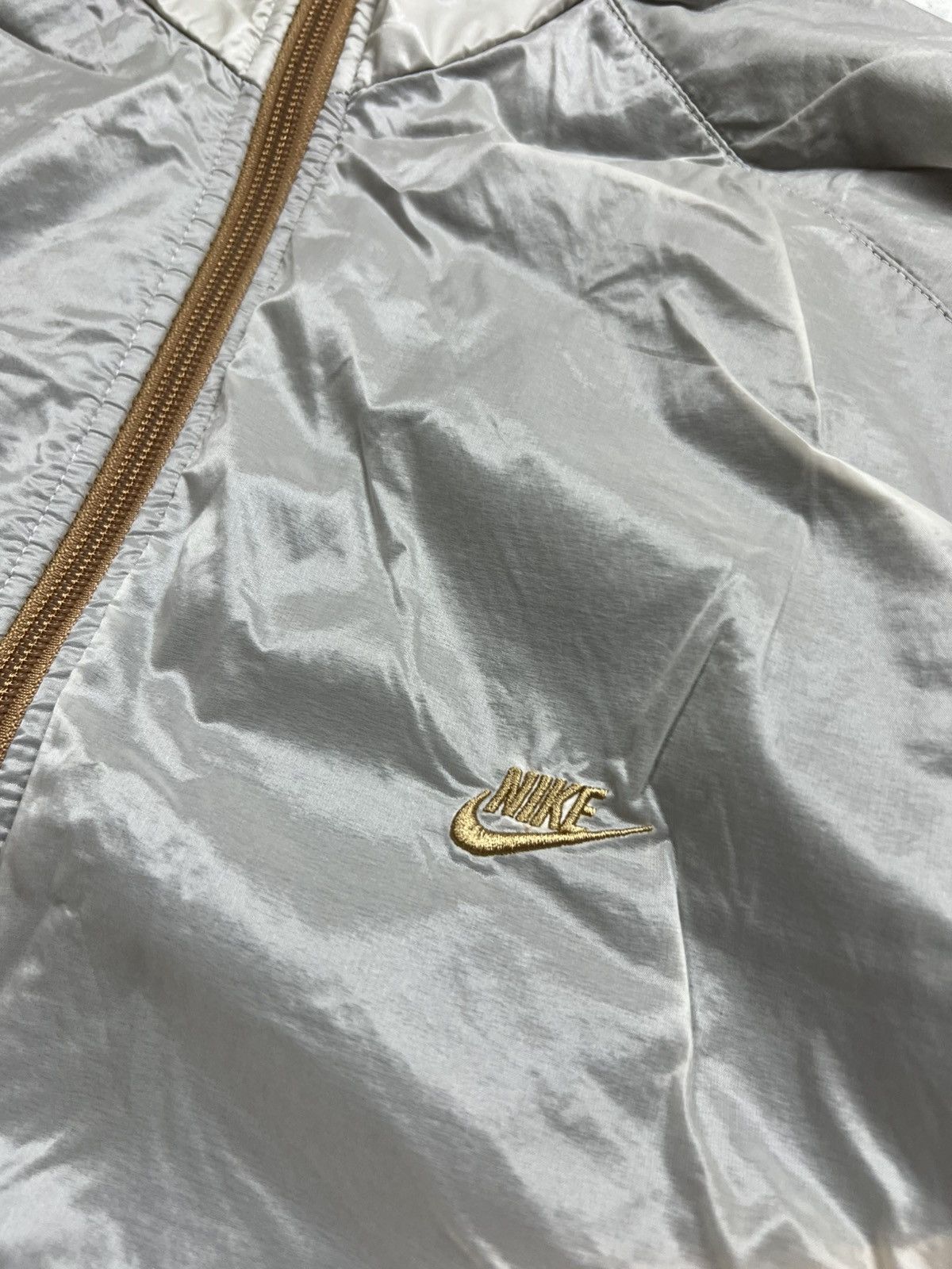 Nike 00s Nike Retro Logo Vintage Y2K Oversized Hooded Jacket Size US XL / EU 56 / 4 - 4 Thumbnail