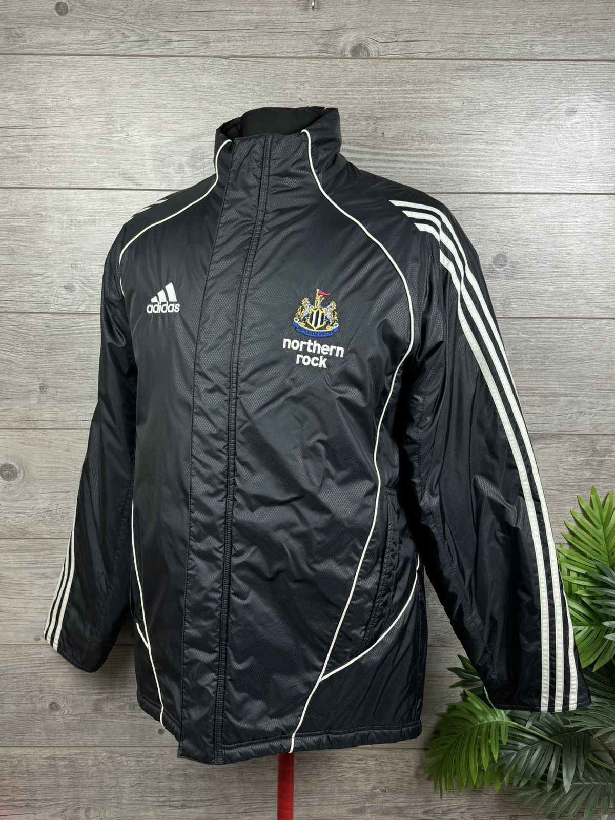 Adidas Insulated football jacket Adidas New Castle 2004 2005 Size US L / EU 52-54 / 3 - 1 Thumbnail