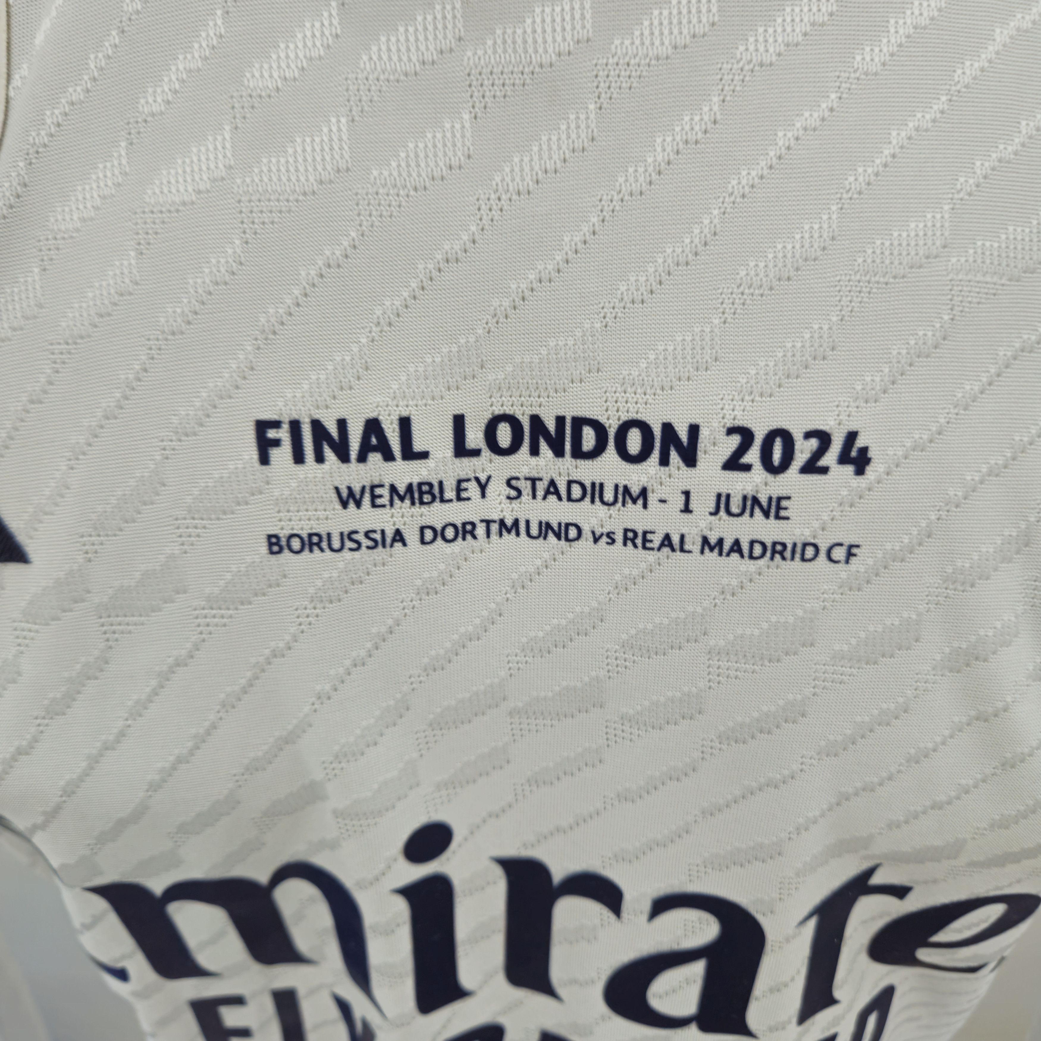 Other REAL MADRID 2023 2024 HOME LONG SLEEVE FINAL LONDON Size US M / EU 48-50 / 2 - 3 Thumbnail