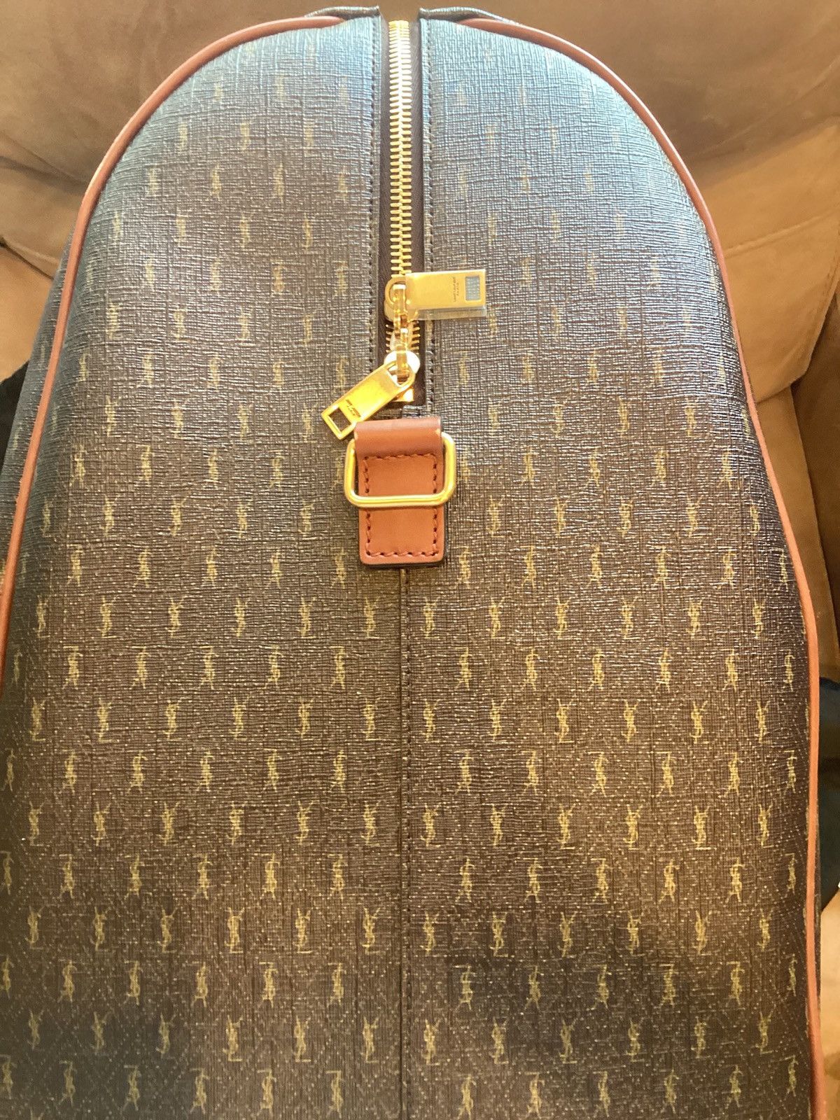 Yves Saint Laurent Saint Laurent monogram canvas duffel bag Size ONE SIZE - 12 Thumbnail