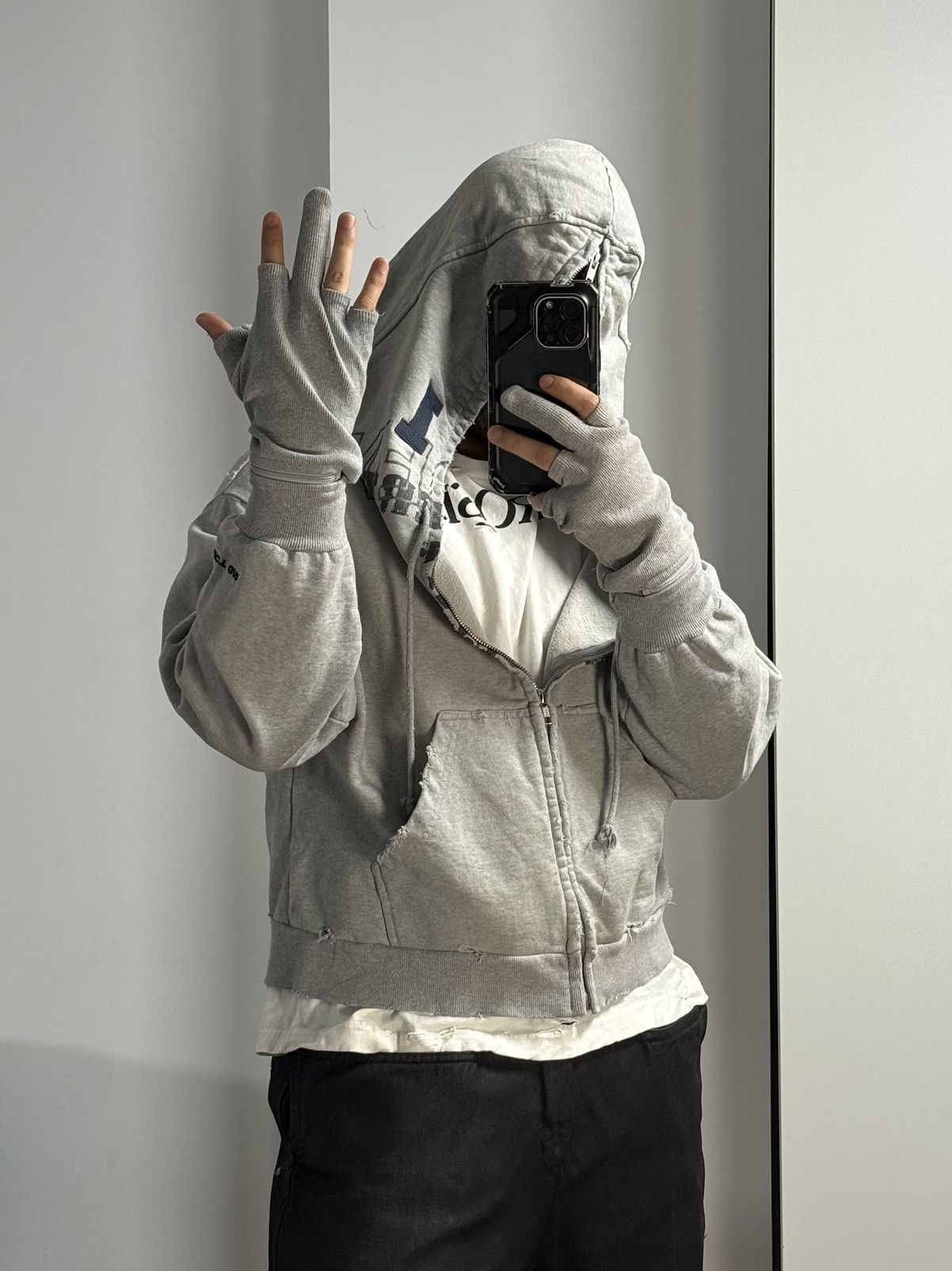 PROJECT G/R Project G/R Limited Edition Zygon Melange Grey Zip Hoodie Size US M / EU 48-50 / 2 - 9 Thumbnail
