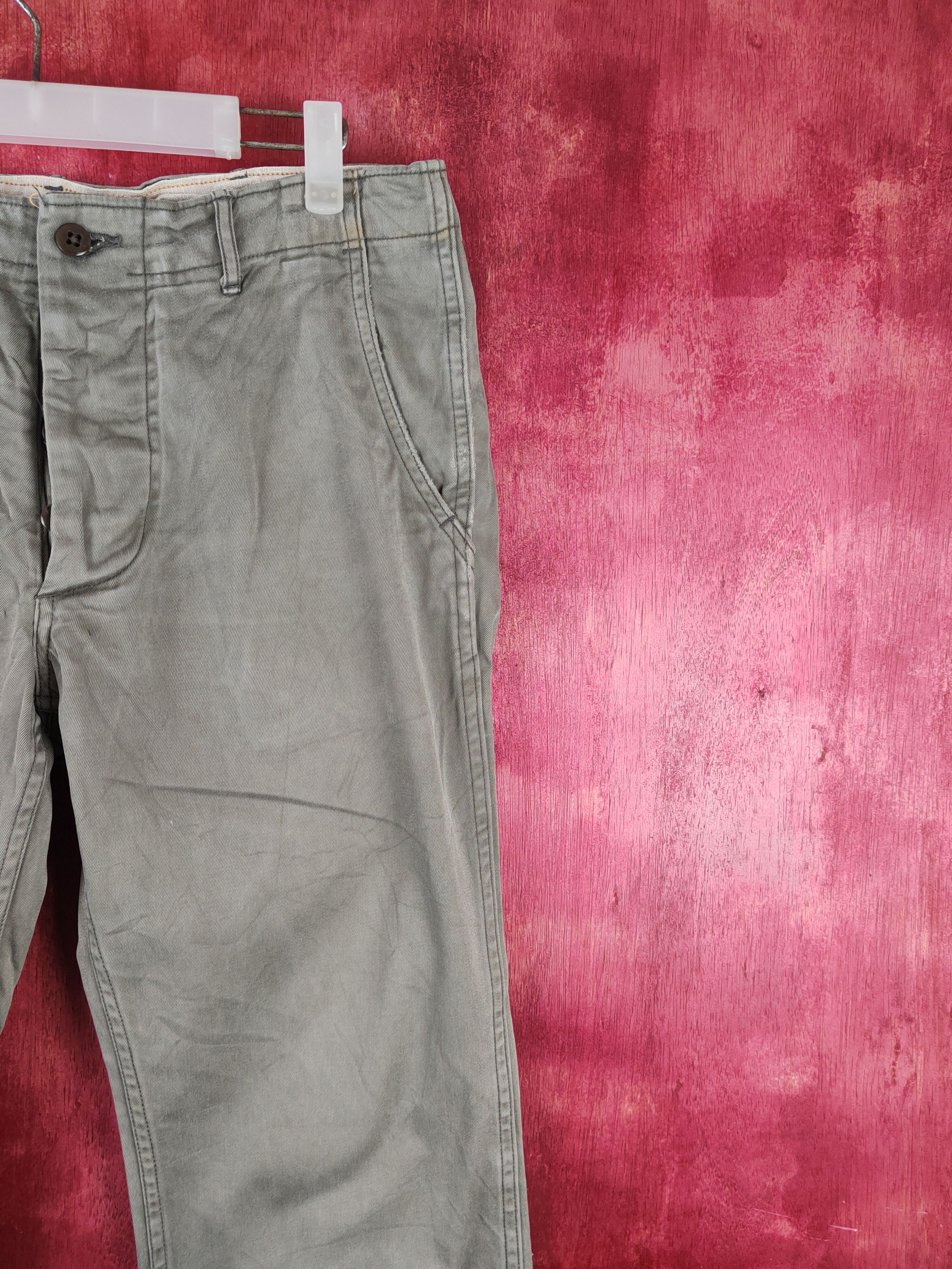SHIPS Ships Army Green Faded Multipocket Casual Pants #S1715 Size US 32 / EU 48 - 5 Thumbnail