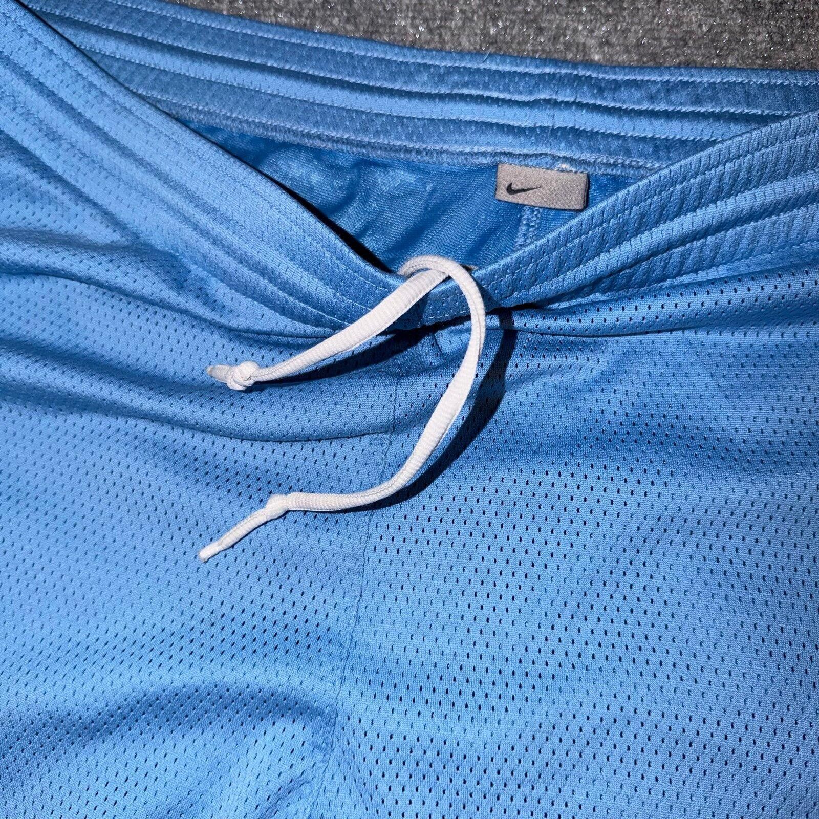 Nike Nike Grey Tag Baby Blue Baggy Mesh Hoop Shorts Mens 2XL Size US 40 / EU 56 - 3 Thumbnail
