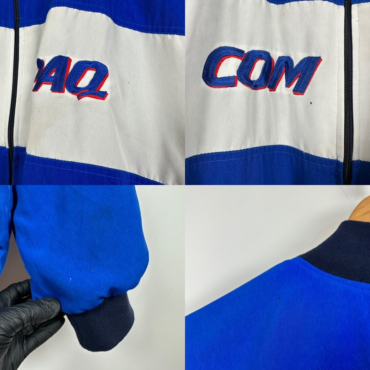 BMW Vintage BMW F1 Williams Ralf Schumacher Racing Bomber Jacket Size US XXL / EU 58 / 5 - 25 Thumbnail