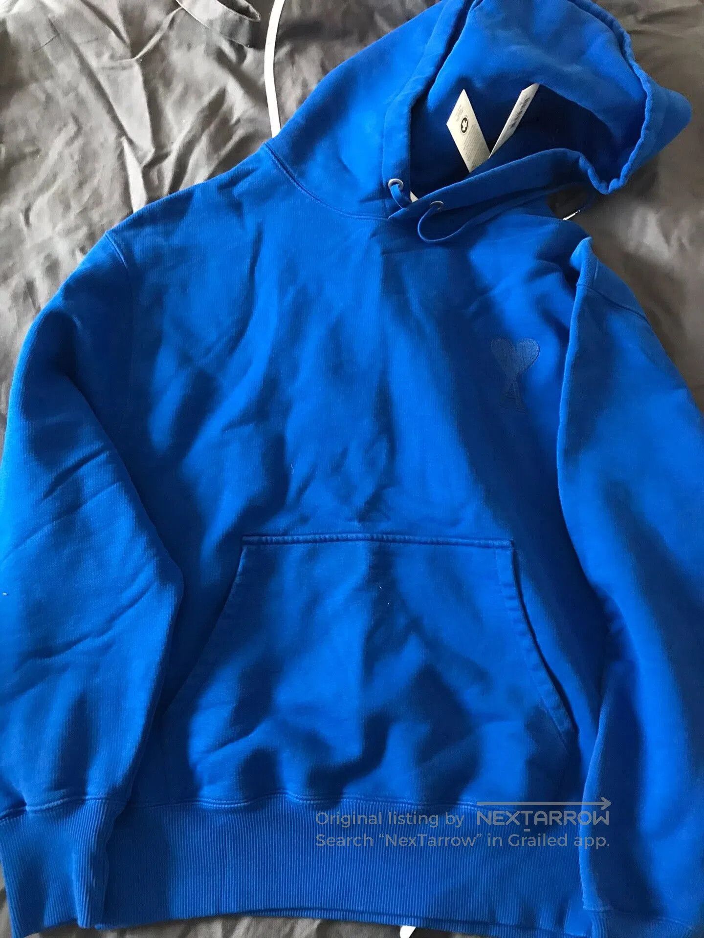 AMI AMI Paris Heart Blue Hoodie. Size US M / EU 48-50 / 2 - 1 Thumbnail