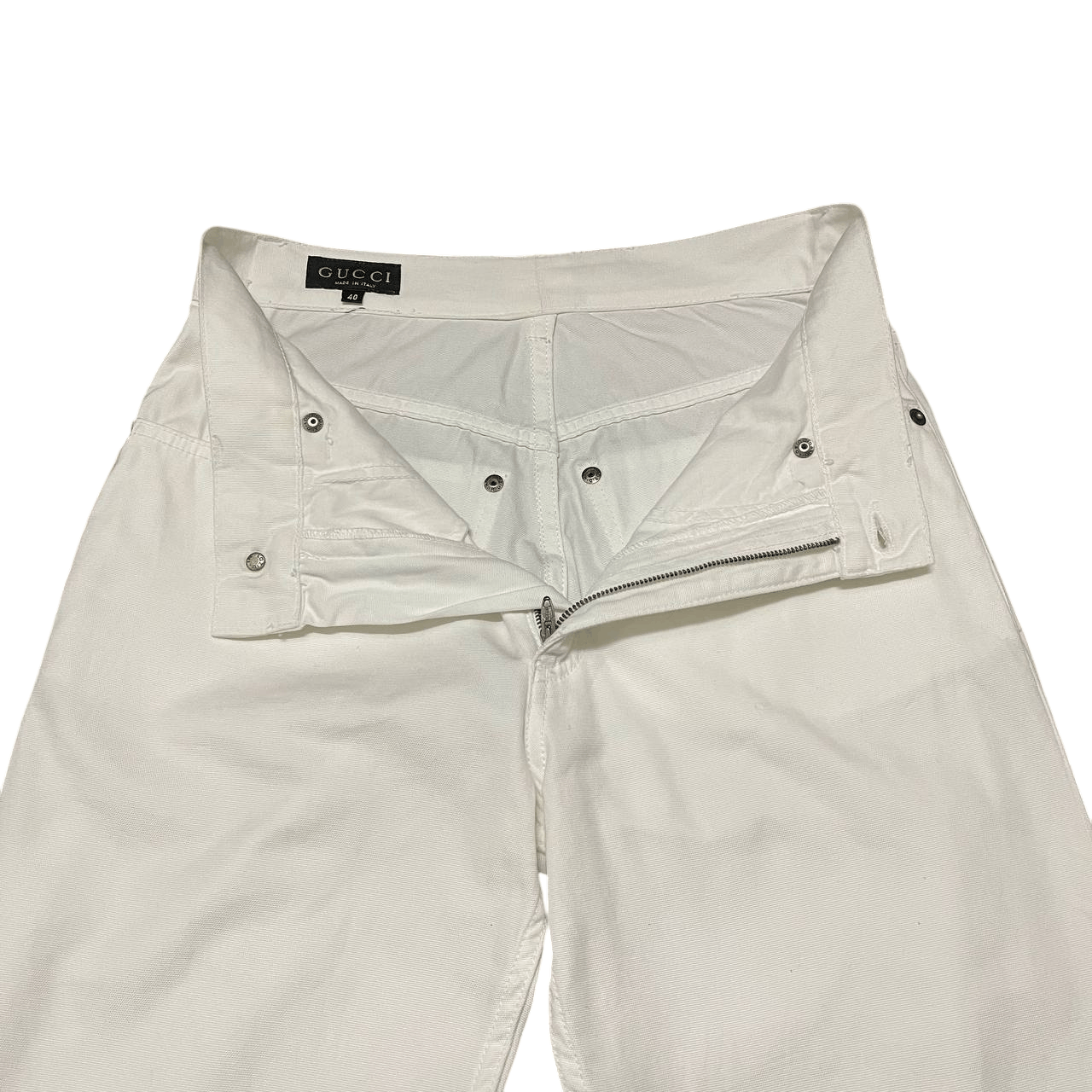 Gucci Vintage Gucci White Jeans Size US 26 / EU 42 - 7 Thumbnail