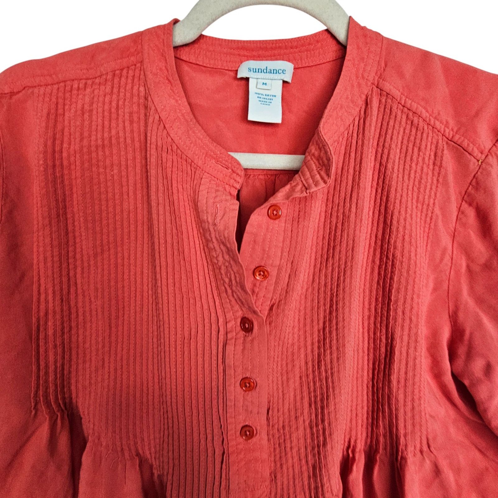 Sundry Sundance Womens Mystic Fall Tunic Sz M Pintuck Boho Coastal Size M / US 6-8 / IT 42-44 - 2 Thumbnail