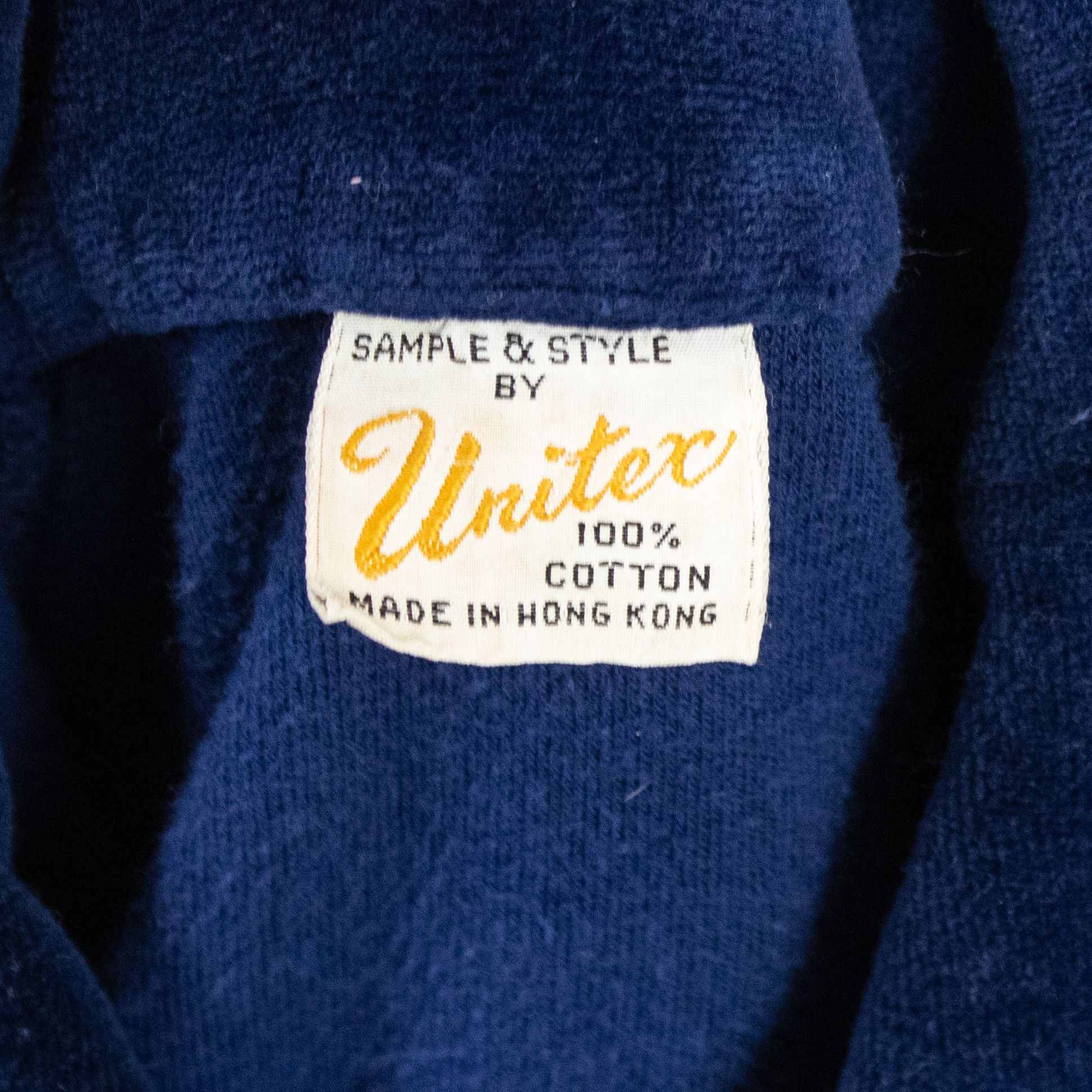 Japanese Brand Vintage VTG 1970's 70's Untex Valour Navy Blue Polo Sweater Size US S / EU 44-46 / 1 - 6 Thumbnail