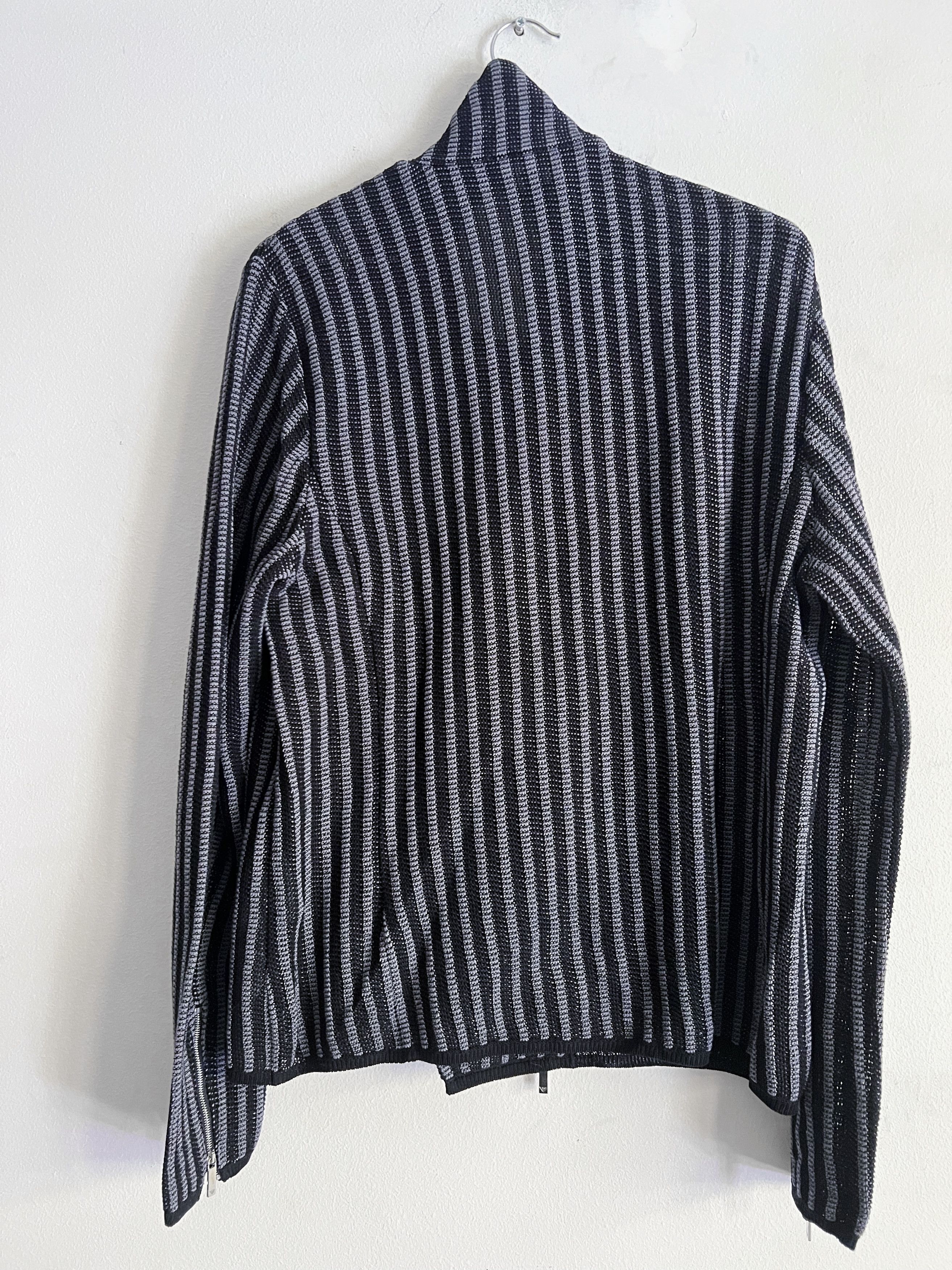 Emporio Armani stripped knit cardigan Size US L / EU 52-54 / 3 - 4 Thumbnail