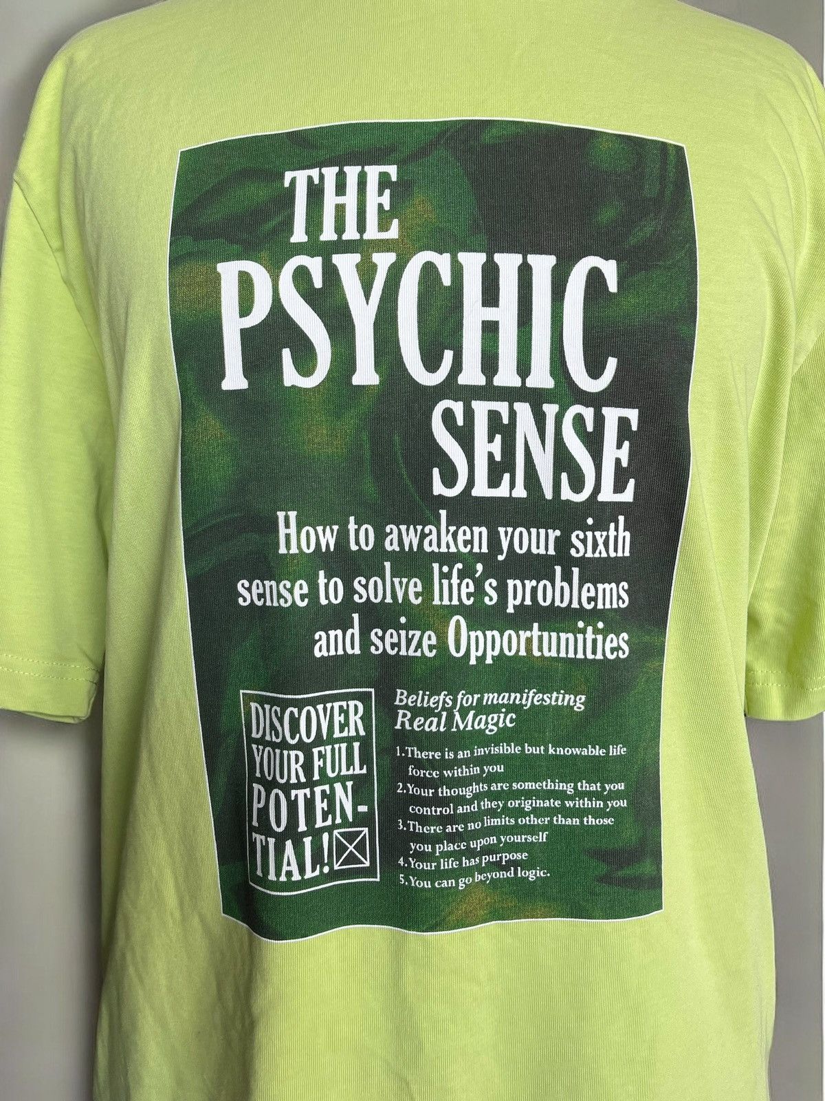 Daily Paper Green mens T-shirt, funny print, psychology, Daily Paper Size US M / EU 48-50 / 2 - 2 Thumbnail