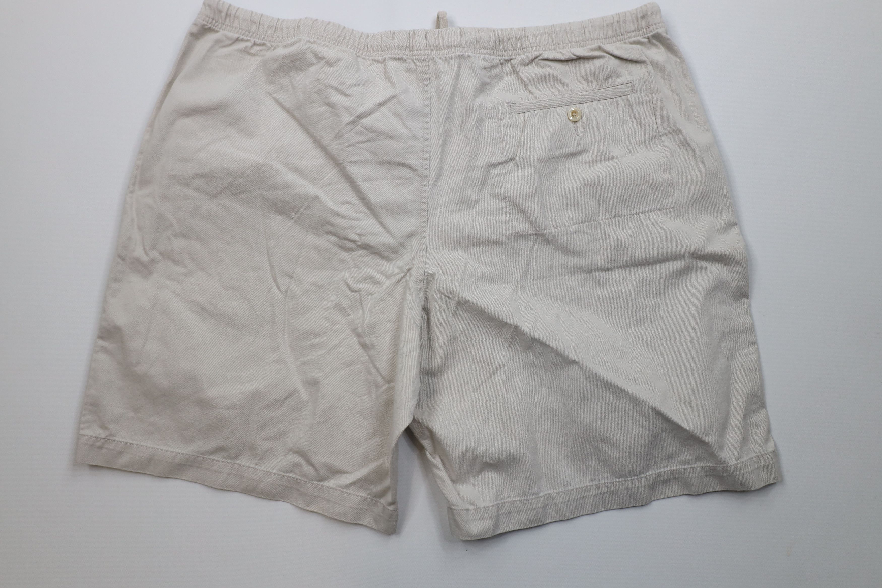 Nautica Vintage 90s Nautica Fit Spell Out Sailing Flag Shorts Beige Size US 38 / EU 54 - 8 Thumbnail