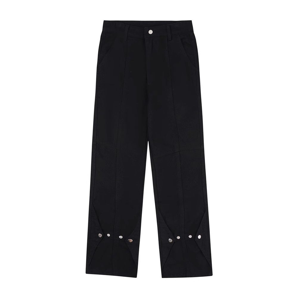 Japanese Brand × Jean Men's street casual versatile loose stitching straight jeans Size US 32 / EU 48 - 1 Thumbnail