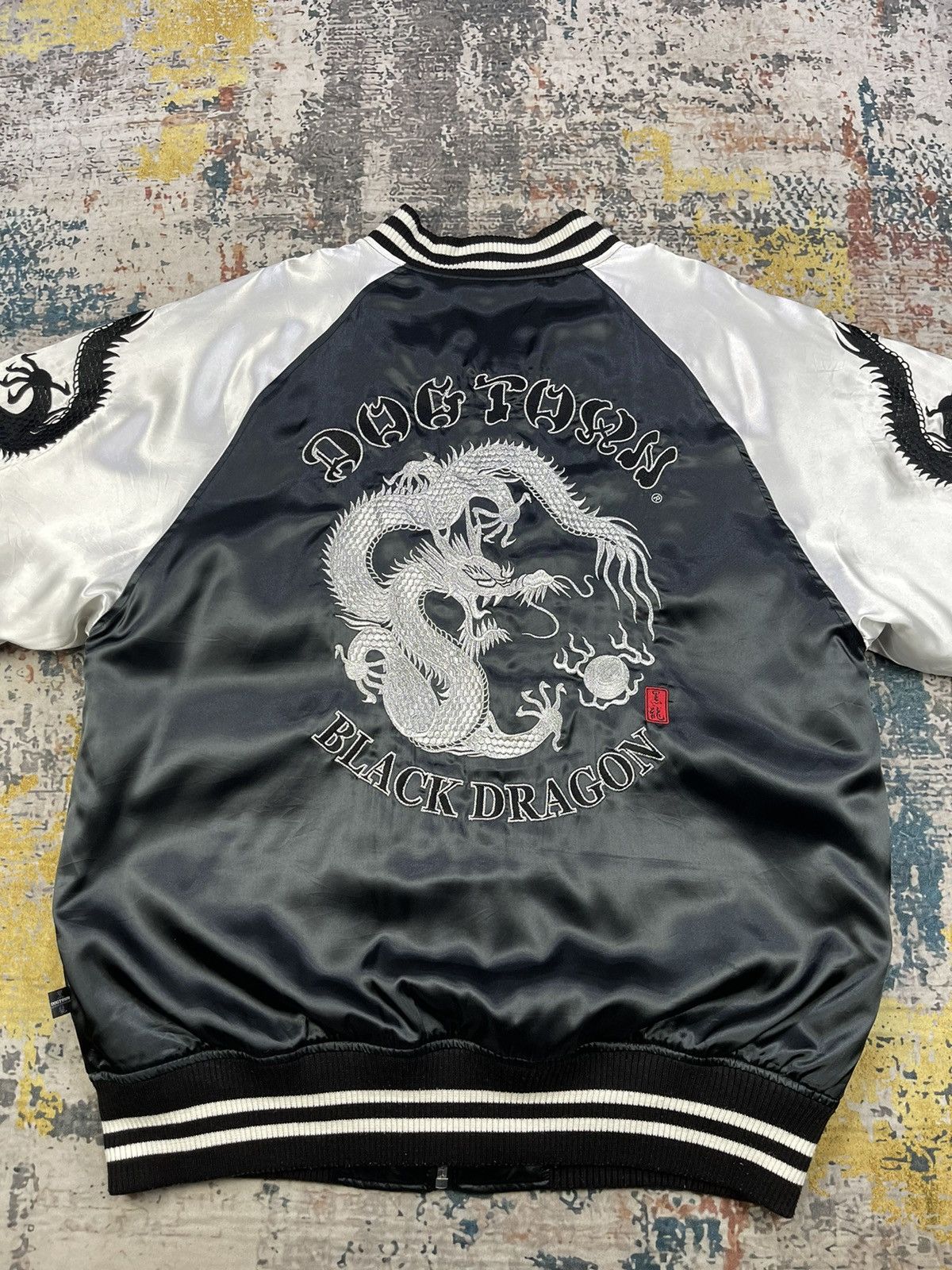 Dogtown Vtg Dogtown Black Dragon Sukajan Souvenir Jacket Size US L / EU 52-54 / 3 - 4 Thumbnail