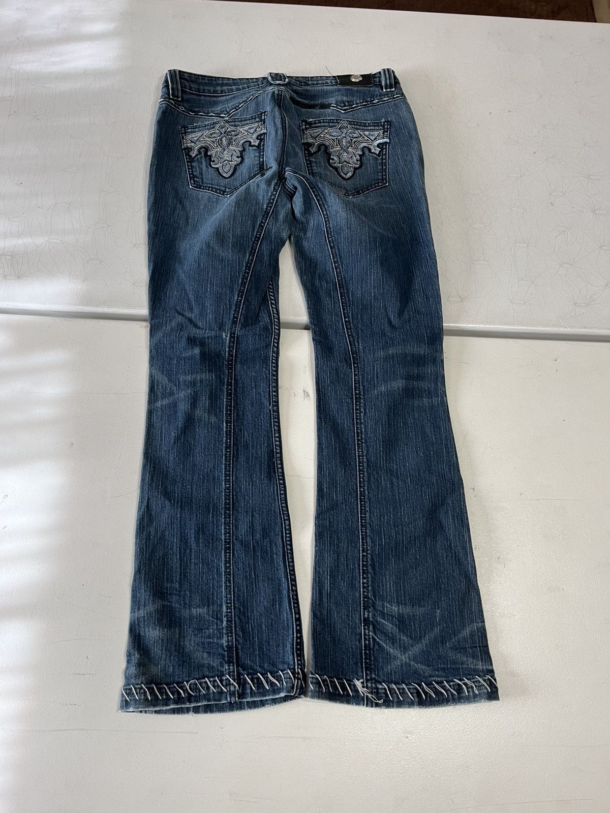 Vintage Y2K antik denim jeans Size 34" / US 12 / IT 48 - 2 Thumbnail
