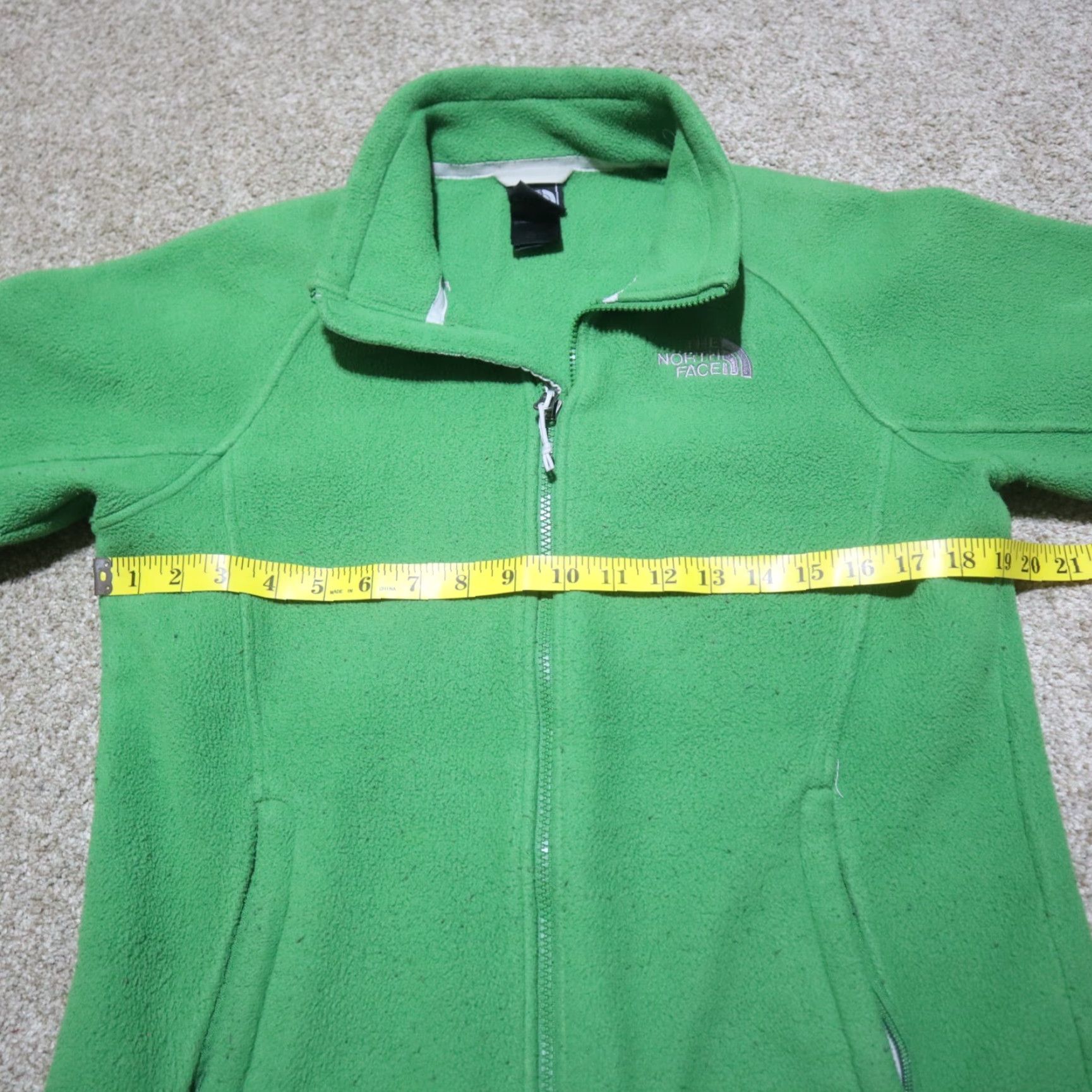 The North Face The North Face Jacket Green Fleece Full Zip Long Sleeve Women's M Medium Fleece Women's Size M / US 6-8 / IT 42-44 - 7 Thumbnail
