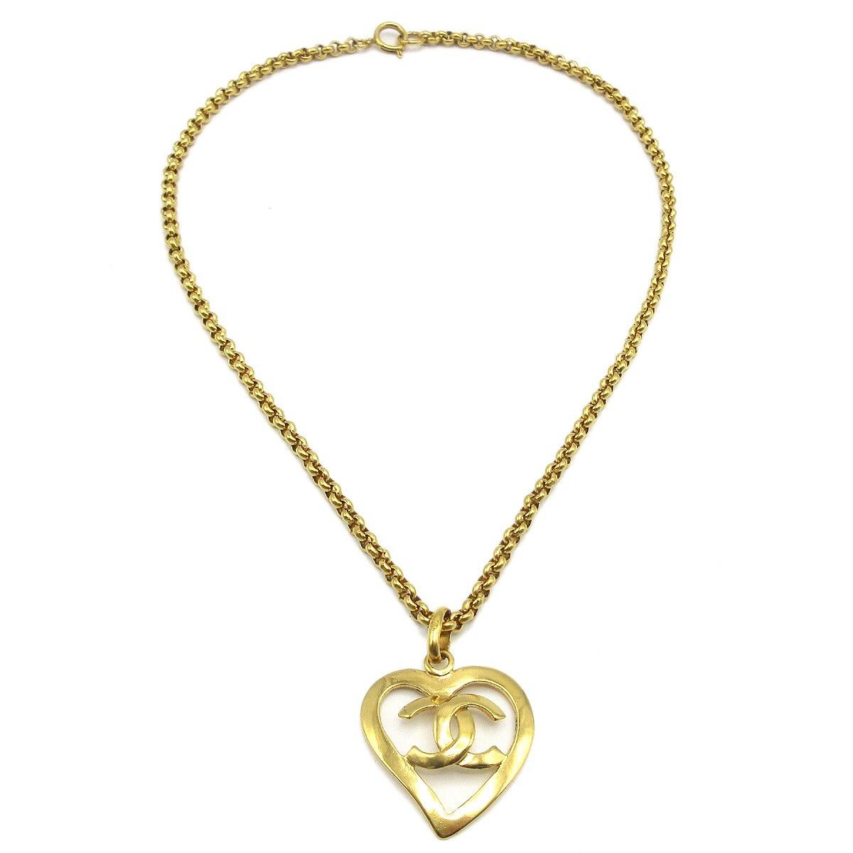 Chanel Chanel CC Heart Pendant Metal Size ONE SIZE - 1 Thumbnail