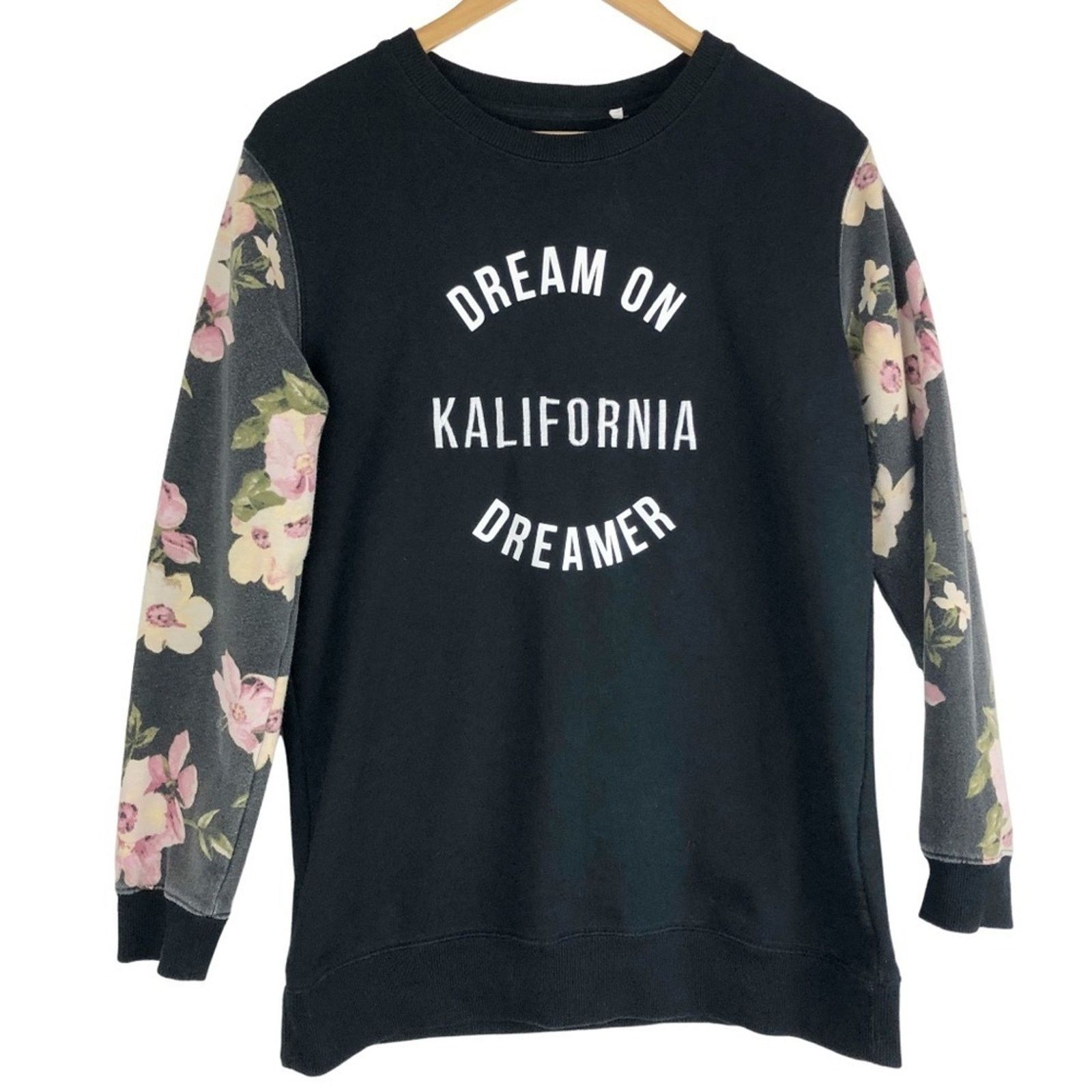 Kendall And Kylie Kendall & Kylie Women’s Dream On Pullover Floral Sweatshirt Size M / US 6-8 / IT 42-44 - 8 Thumbnail