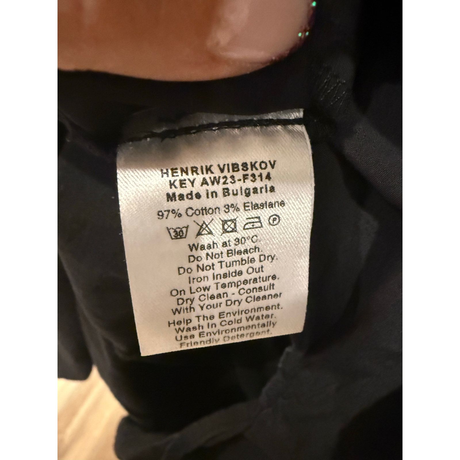 Henrik Vibskov Henrik Vibskov “Pump” Dress – Black Cotton Blend, AW23 Size M / US 6-8 / IT 42-44 - 3 Thumbnail