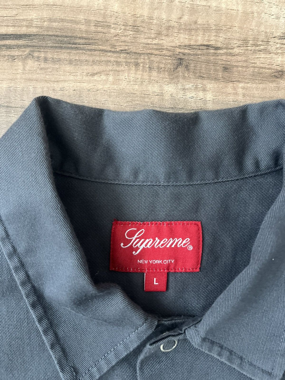 Supreme Supreme 2-Tone Work Shirt Size US L / EU 52-54 / 3 - 11 Thumbnail
